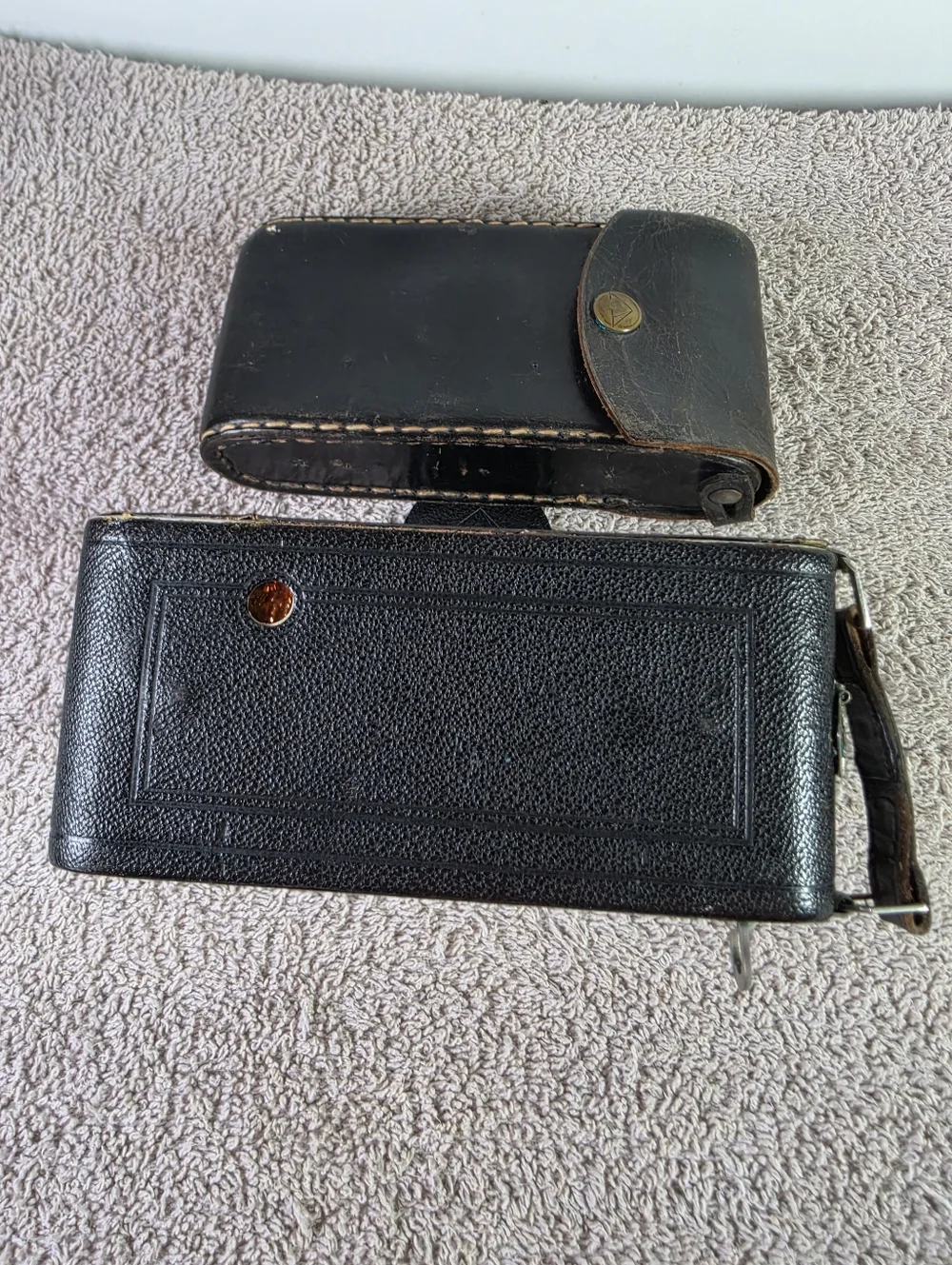 Vintage Ansco V.P. No. 2 Folding Camera in Black - Classic Film Camera